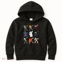 Dabbing Halloween Skeleton Zombie Scary Pumpkin Mummy Kids Hoodie thumb 0