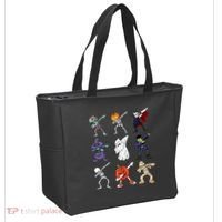 Dabbing Halloween Skeleton Zombie Scary Pumpkin Mummy Tote Bag thumb 2