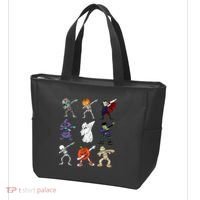 Dabbing Halloween Skeleton Zombie Scary Pumpkin Mummy Tote Bag thumb 3