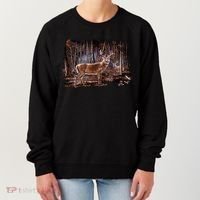 Deer Hunting Scene Women's Sweatshirt thumb 0