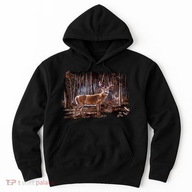 Deer Hunting Scene Hoodie