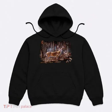 Deer Hunting Scene Hoodie