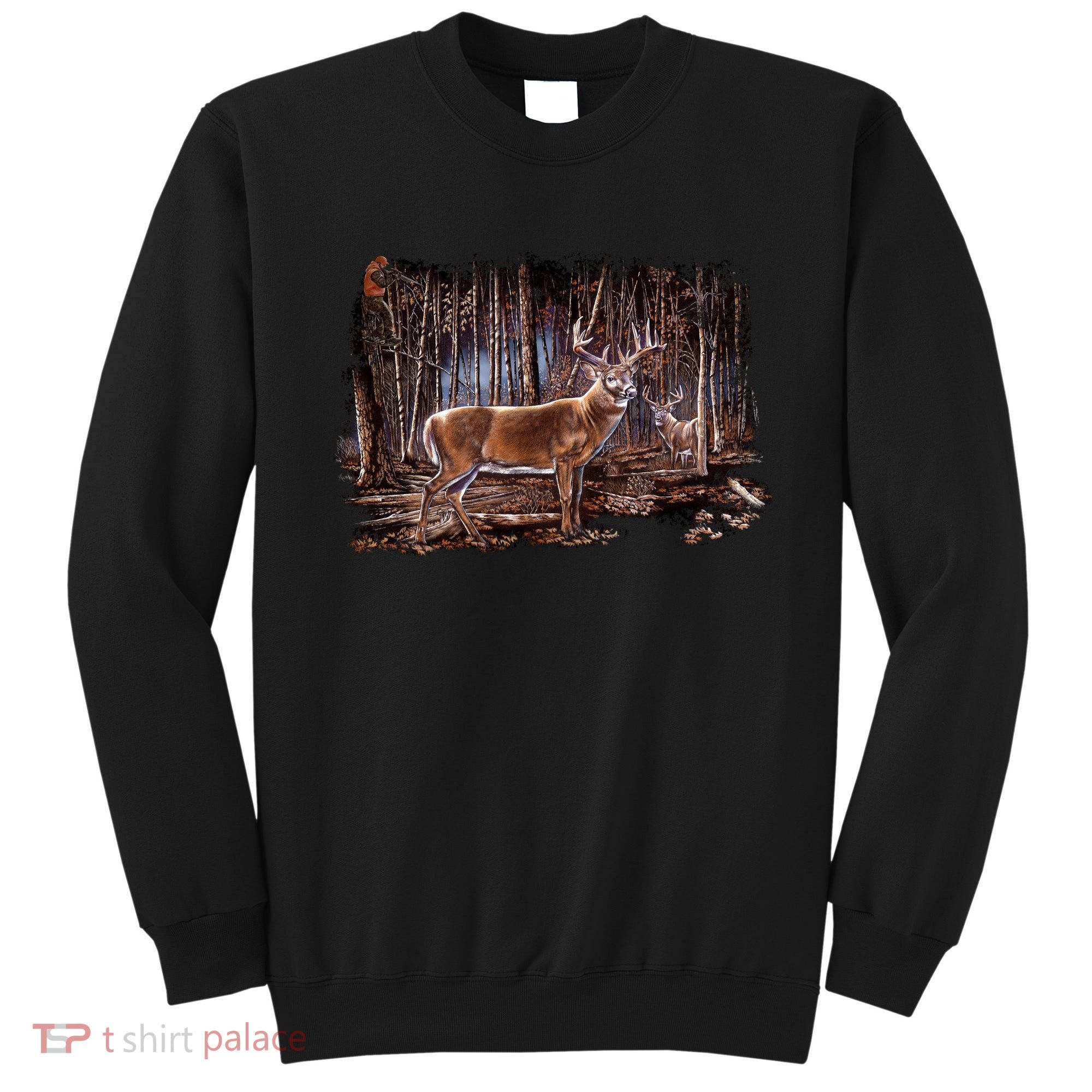 Deer Hunting Scene Sweatshirt