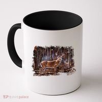 Deer Hunting Scene Coffee Mug thumb 0