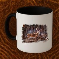 Deer Hunting Scene Coffee Mug thumb 2