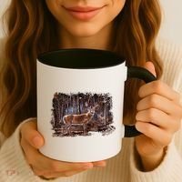 Deer Hunting Scene Coffee Mug thumb 3