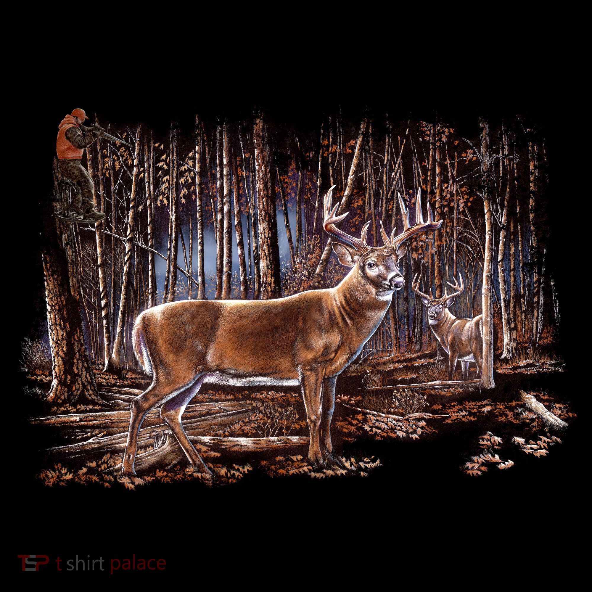 Deer Hunting Scene Coffee Mug