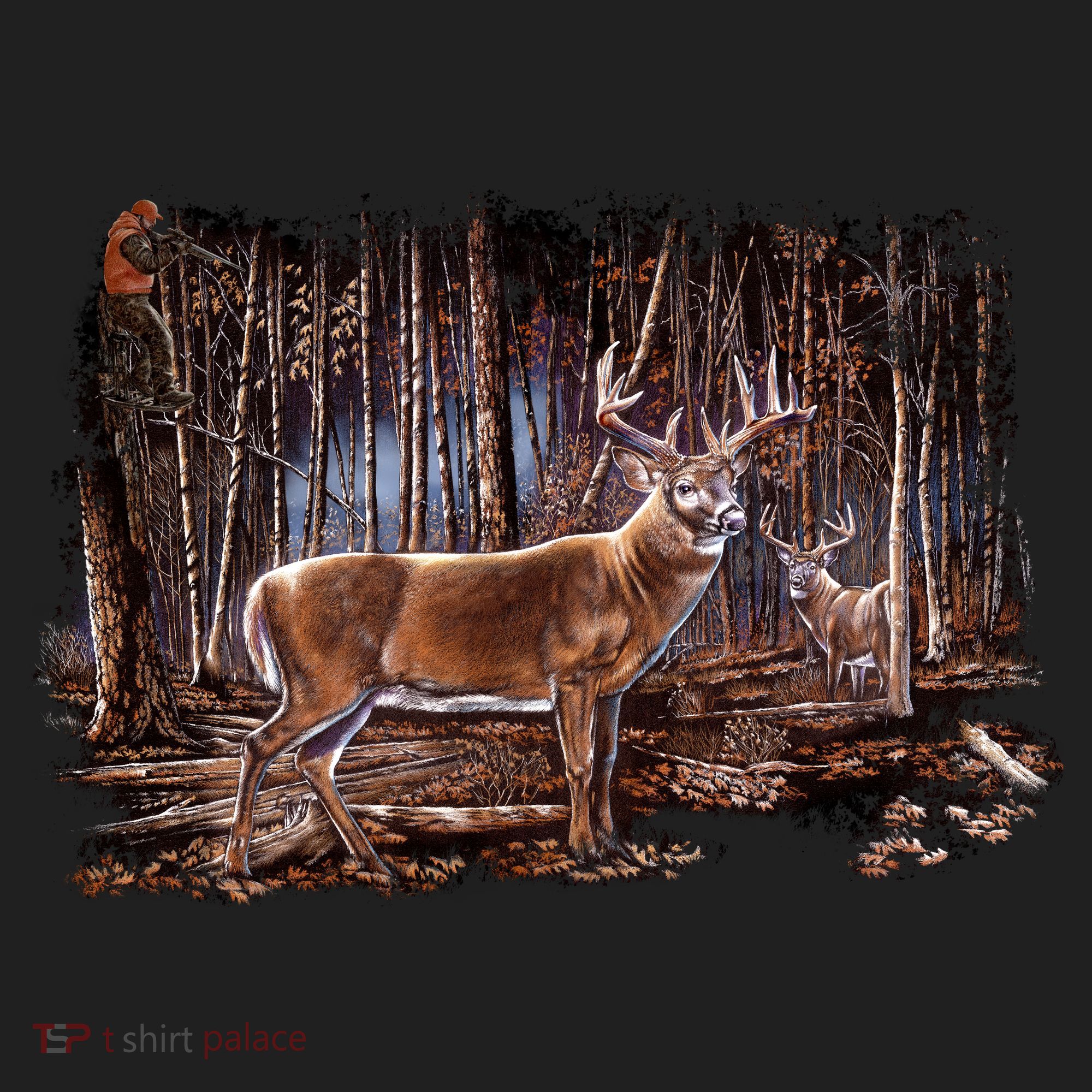 Deer Hunting Scene Tumbler