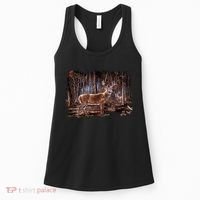Deer Hunting Scene Women's Tank Top thumb 0
