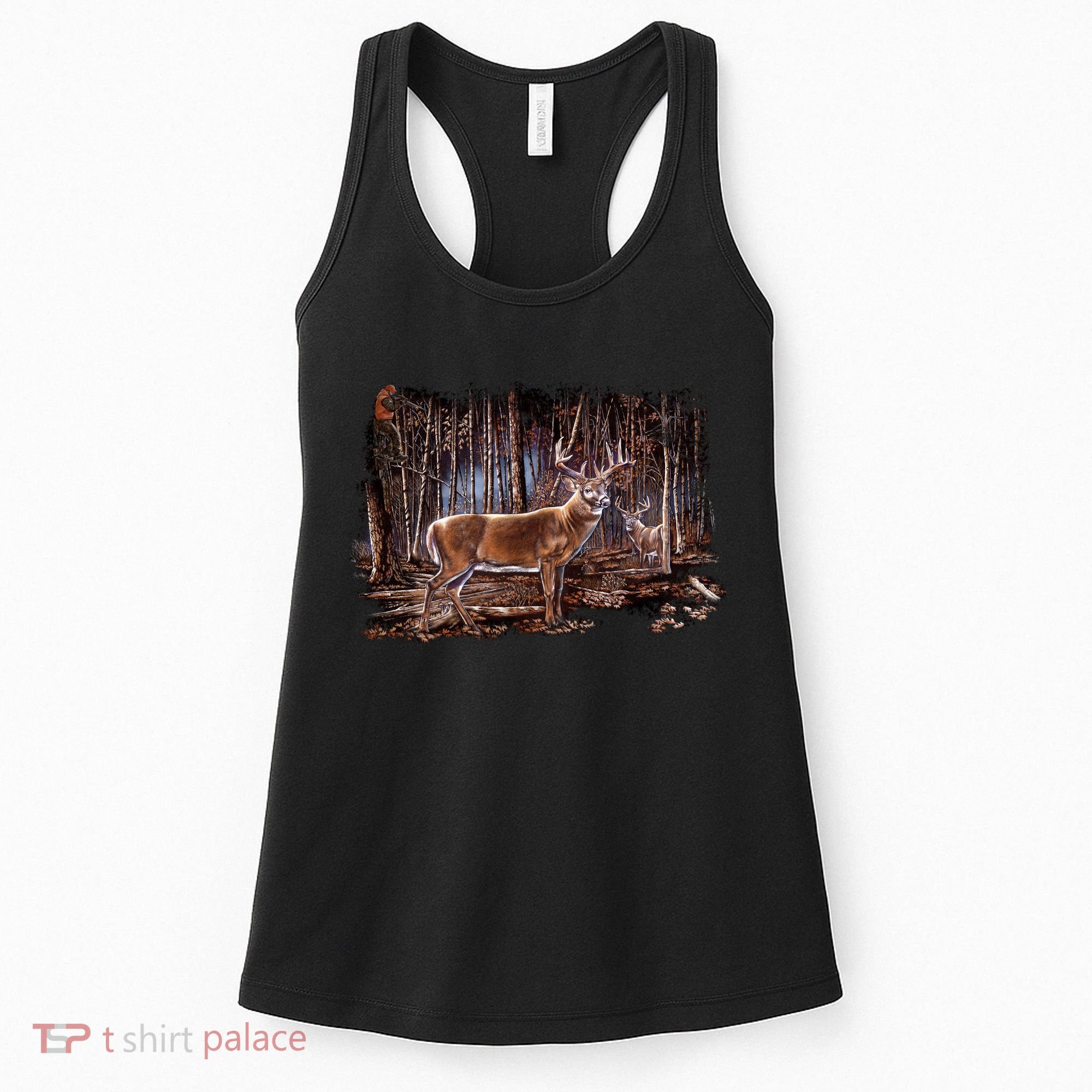 Deer Hunting Scene Women's Tank Top