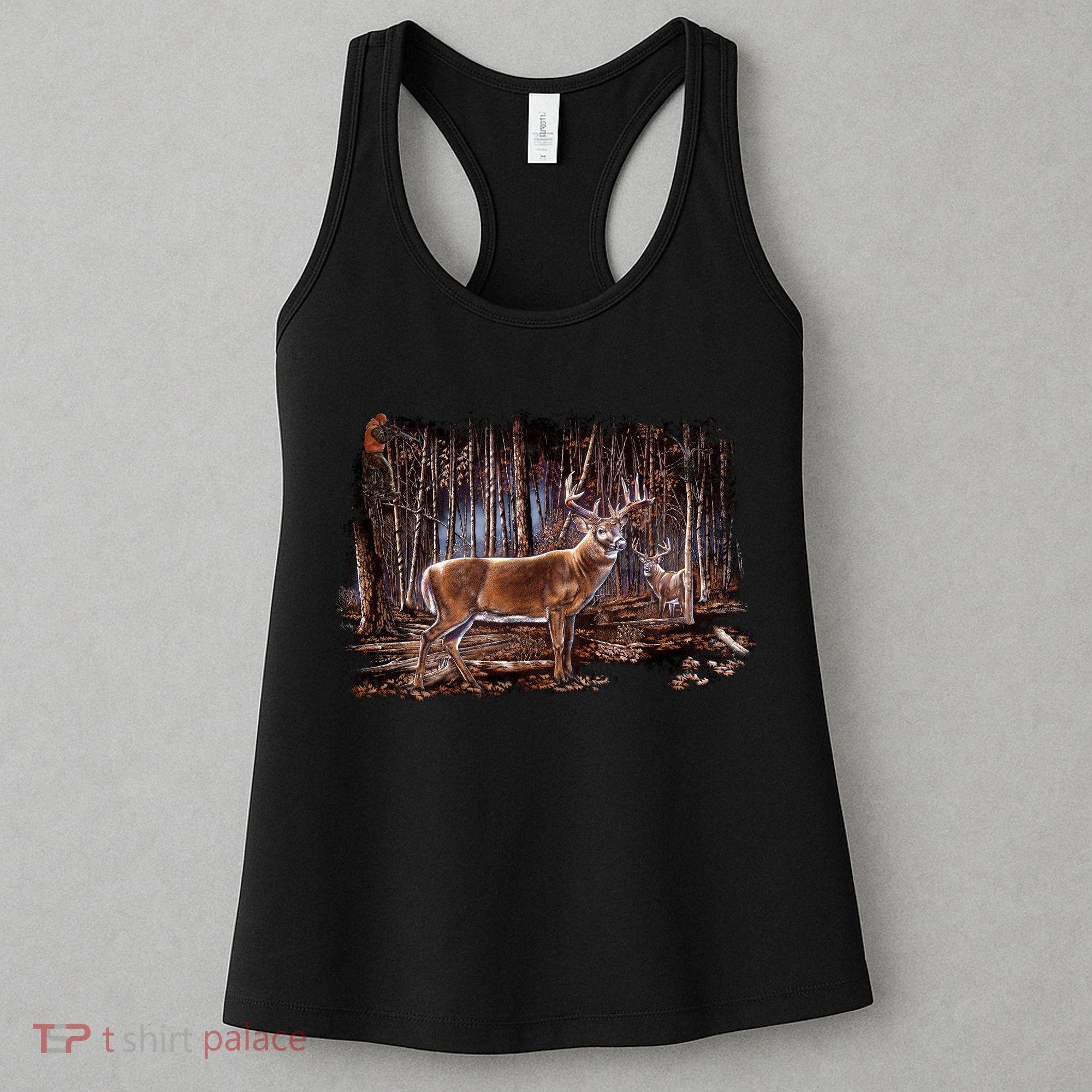 Deer Hunting Scene Women's Tank Top