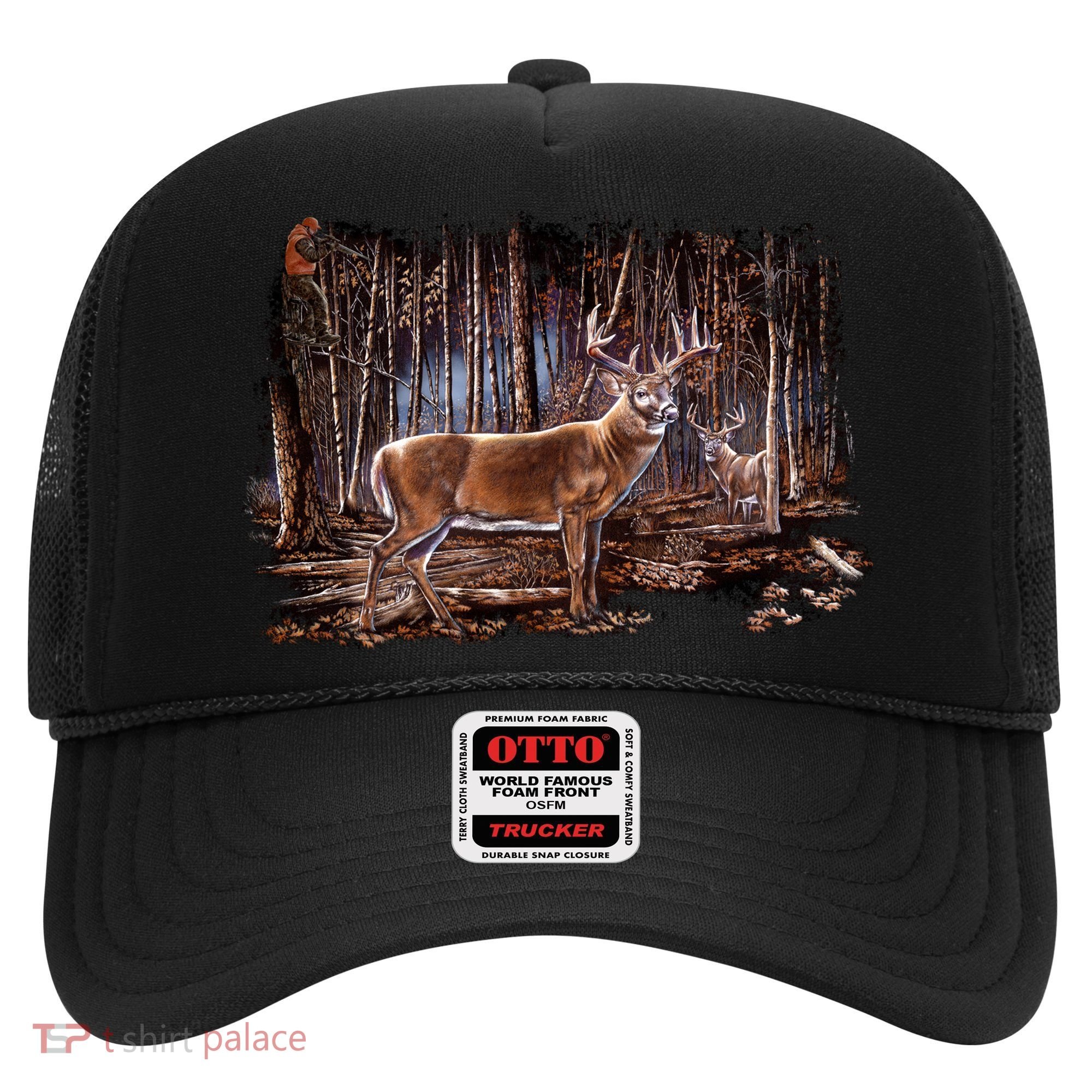 Deer Hunting Scene Hat