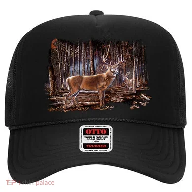 Deer Hunting Scene Hat