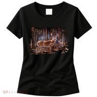 Deer Hunting Scene Women's T-Shirt thumb 0