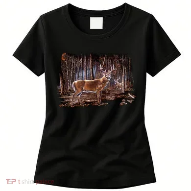 Deer Hunting Scene Women's T-Shirt