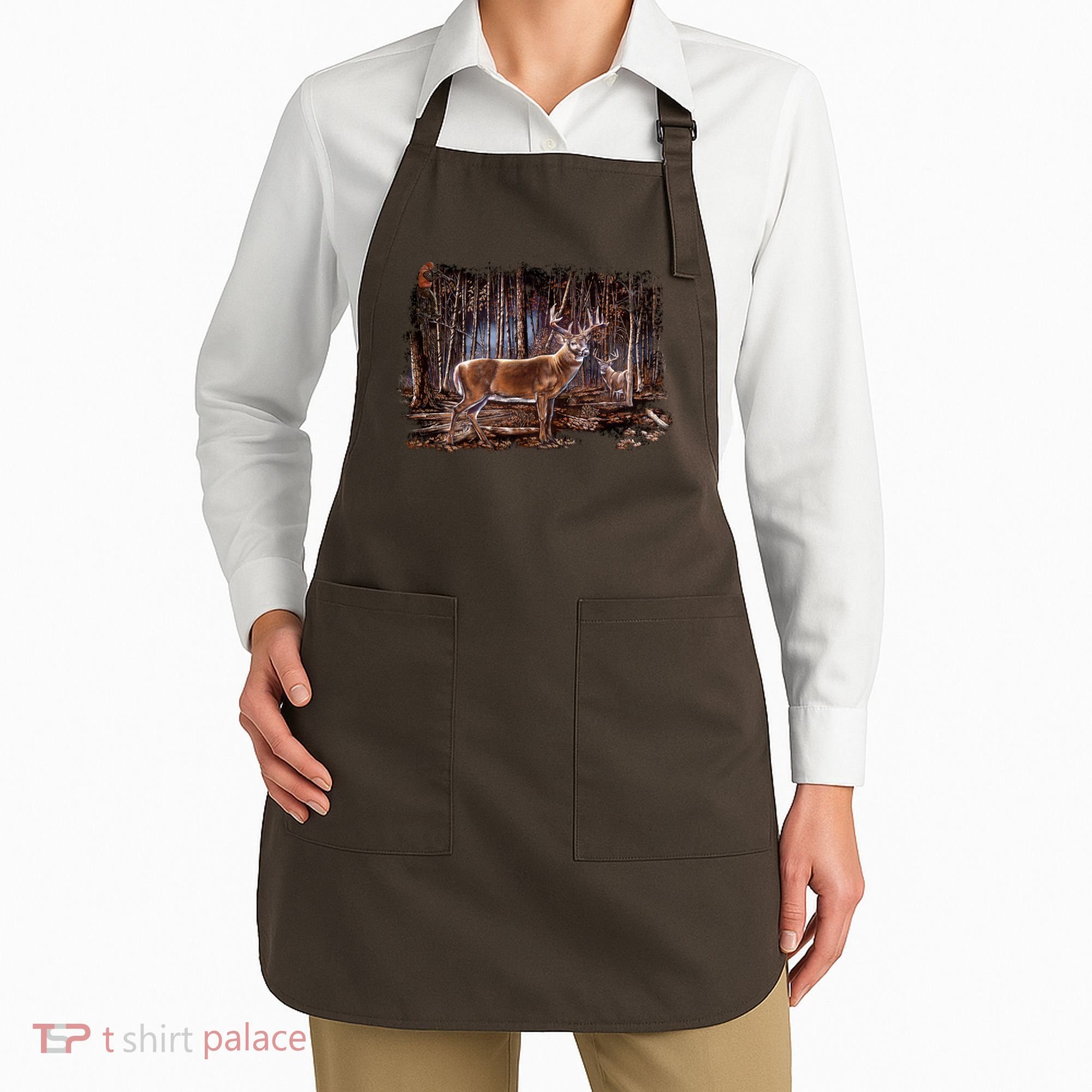 Deer Hunting Scene Apron