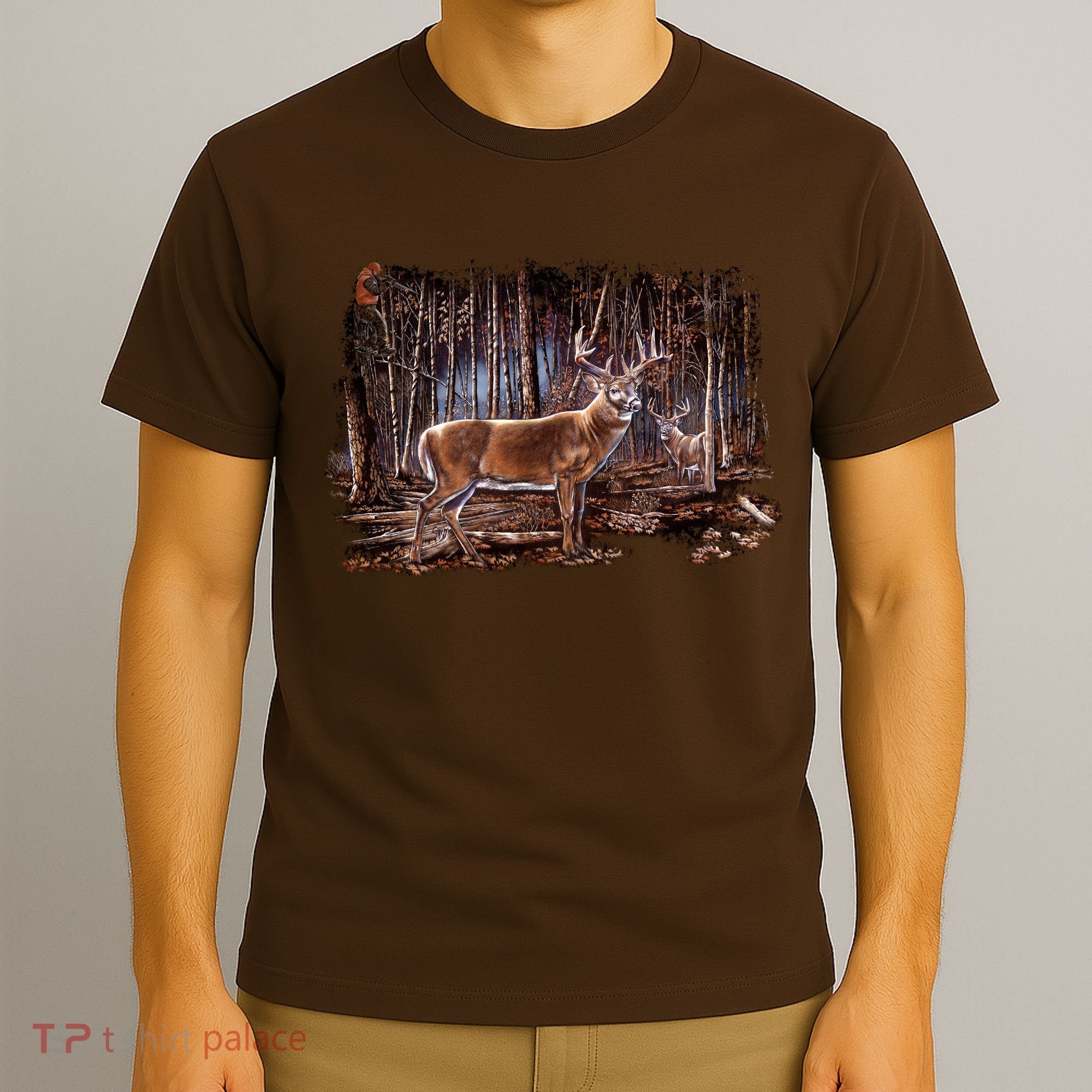 Deer Hunting Scene T-Shirt
