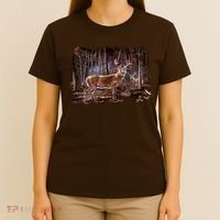 Deer Hunting Scene T-Shirt thumb 4