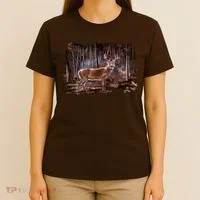 Deer Hunting Scene T-Shirt thumb 4