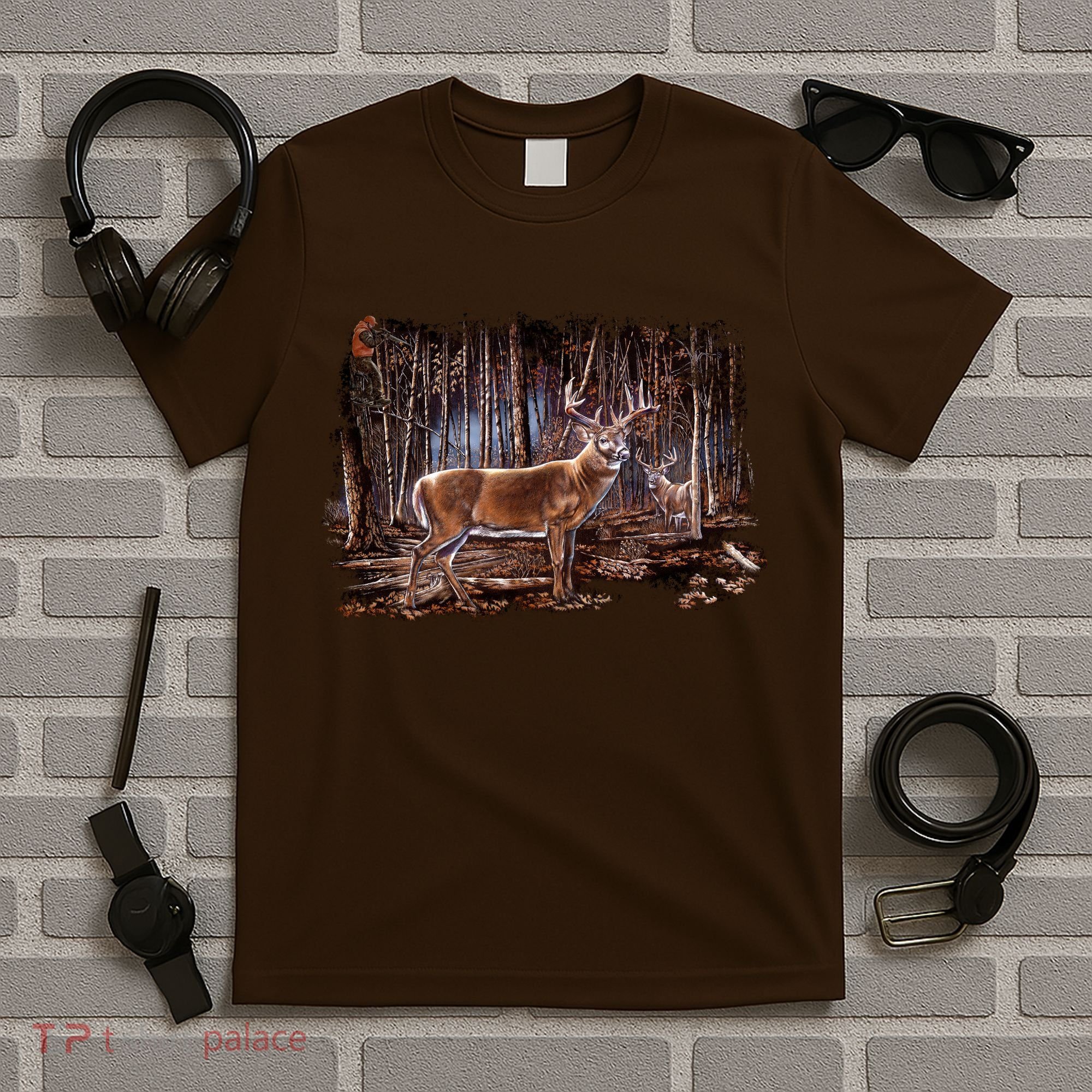 Deer Hunting Scene T-Shirt
