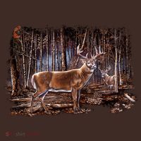 Deer Hunting Scene T-Shirt thumb 7