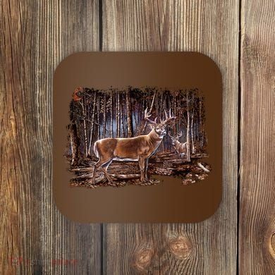 Deer Hunting Scene Coaster