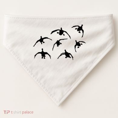 Duck Hunting Seven Drakes By Committed Waterfowl USA-Made Doggie Bandana