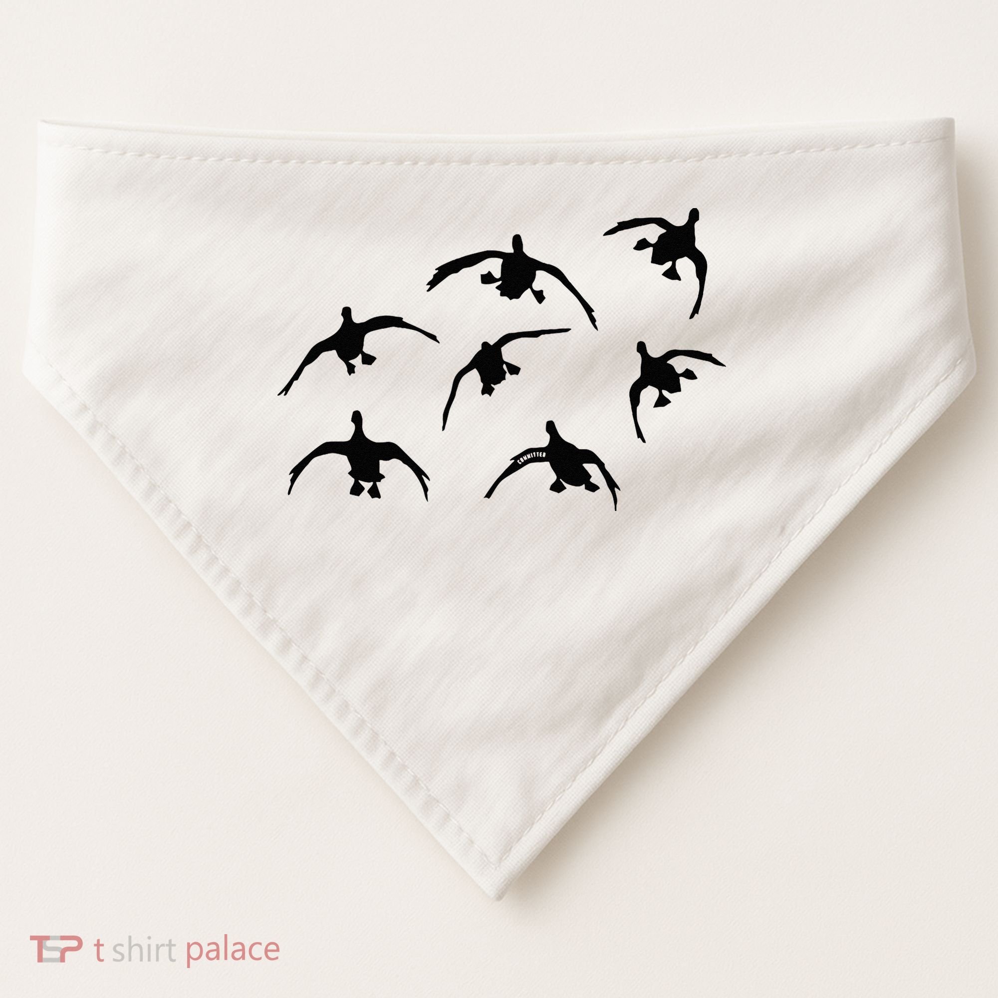Duck Hunting Seven Drakes By Committed Waterfowl USA-Made Doggie Bandana