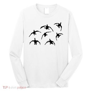 Duck Hunting Seven Drakes By Committed Waterfowl Long Sleeve Shirt