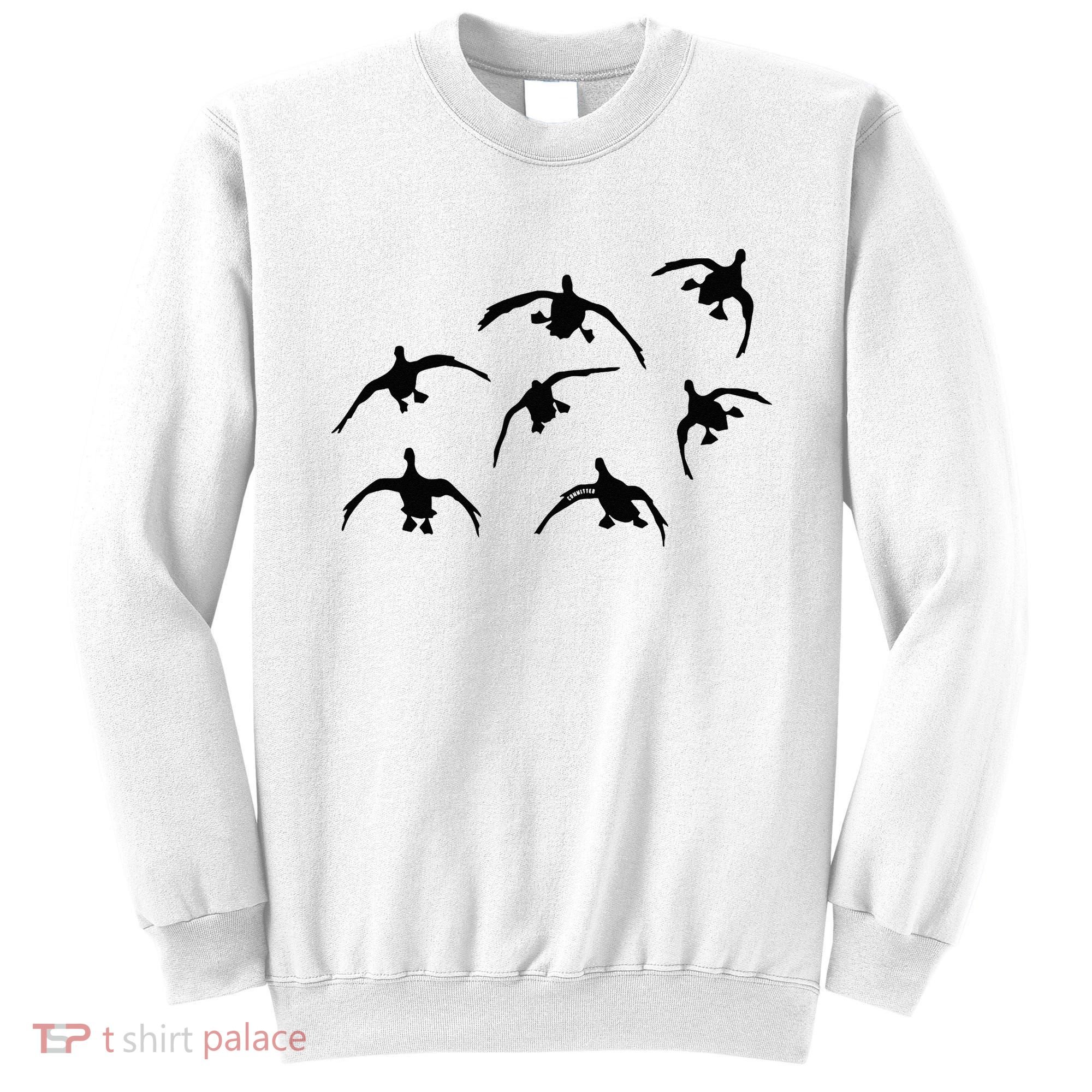 Duck Hunting Seven Drakes By Committed Waterfowl Sweatshirt