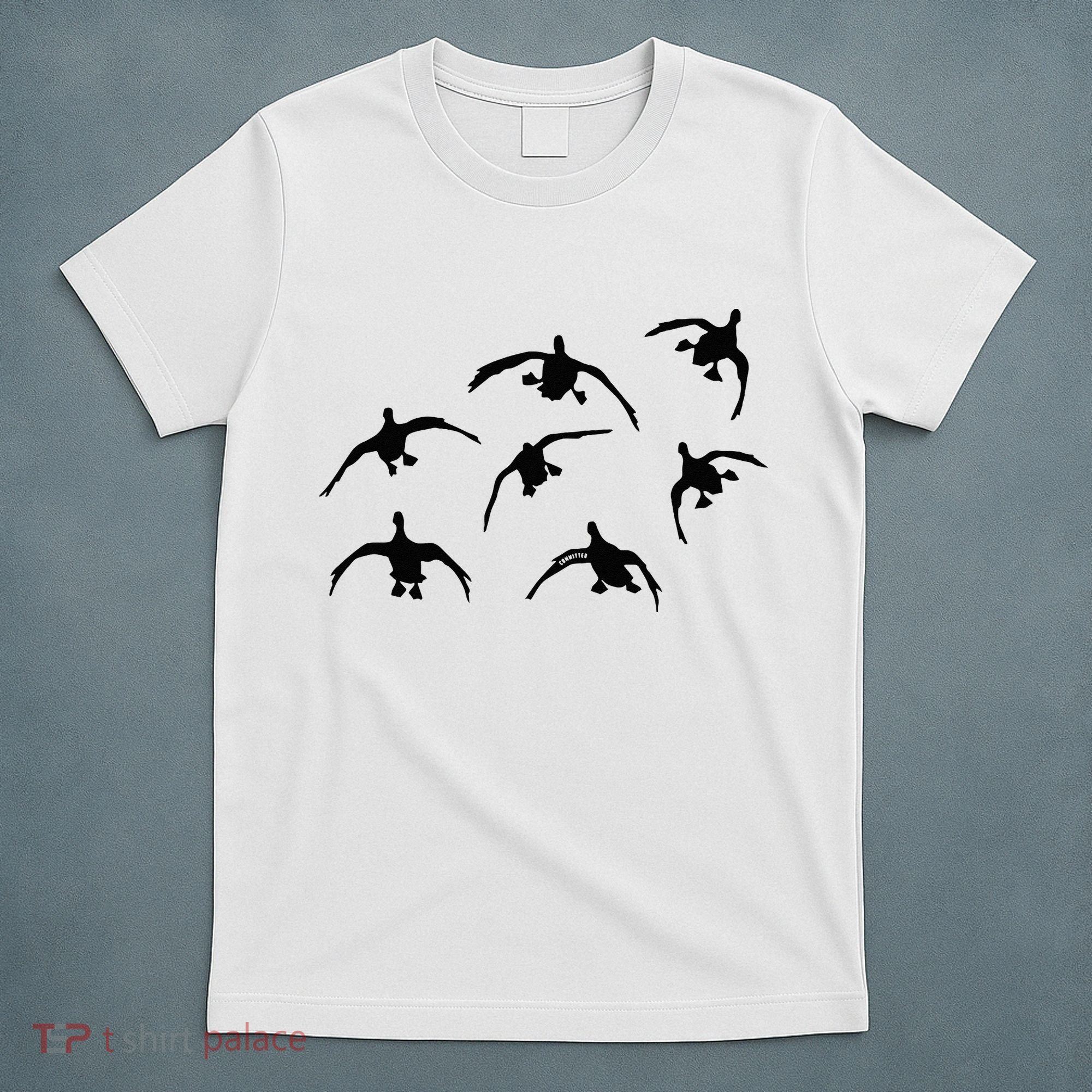 Duck Hunting Seven Drakes By Committed Waterfowl T-Shirt