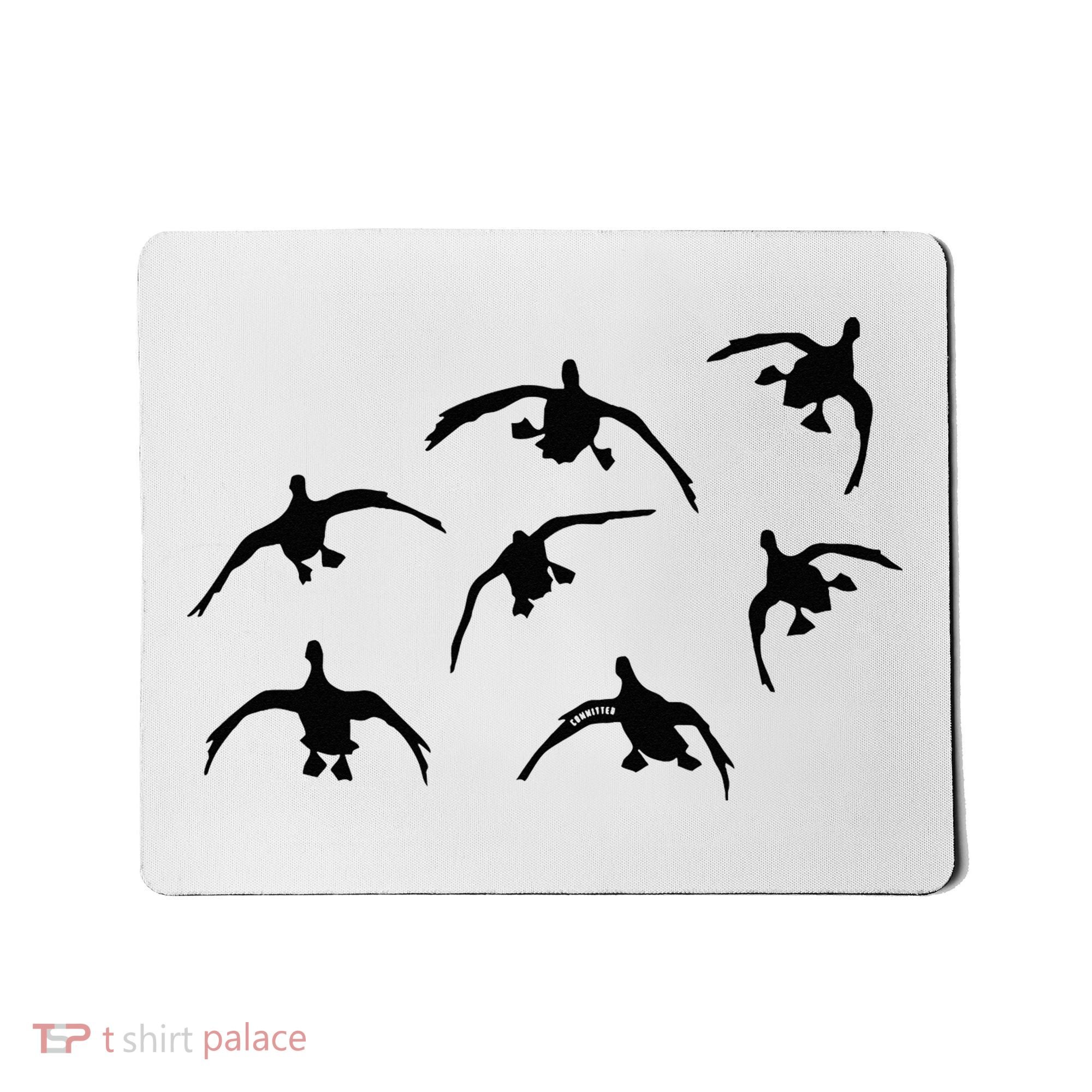 Duck Hunting Seven Drakes By Committed Waterfowl Mousepad