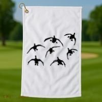 Duck Hunting Seven Drakes By Committed Waterfowl Golf Towel thumb 1