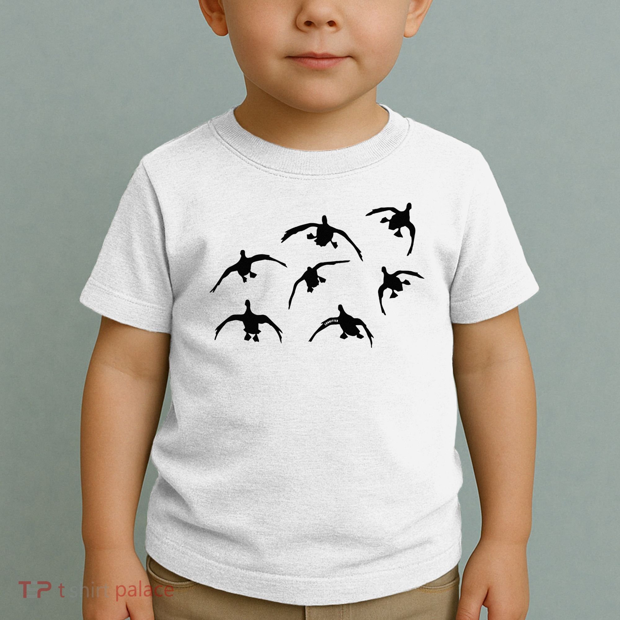 Duck Hunting Seven Drakes By Committed Waterfowl Toddler T-Shirt