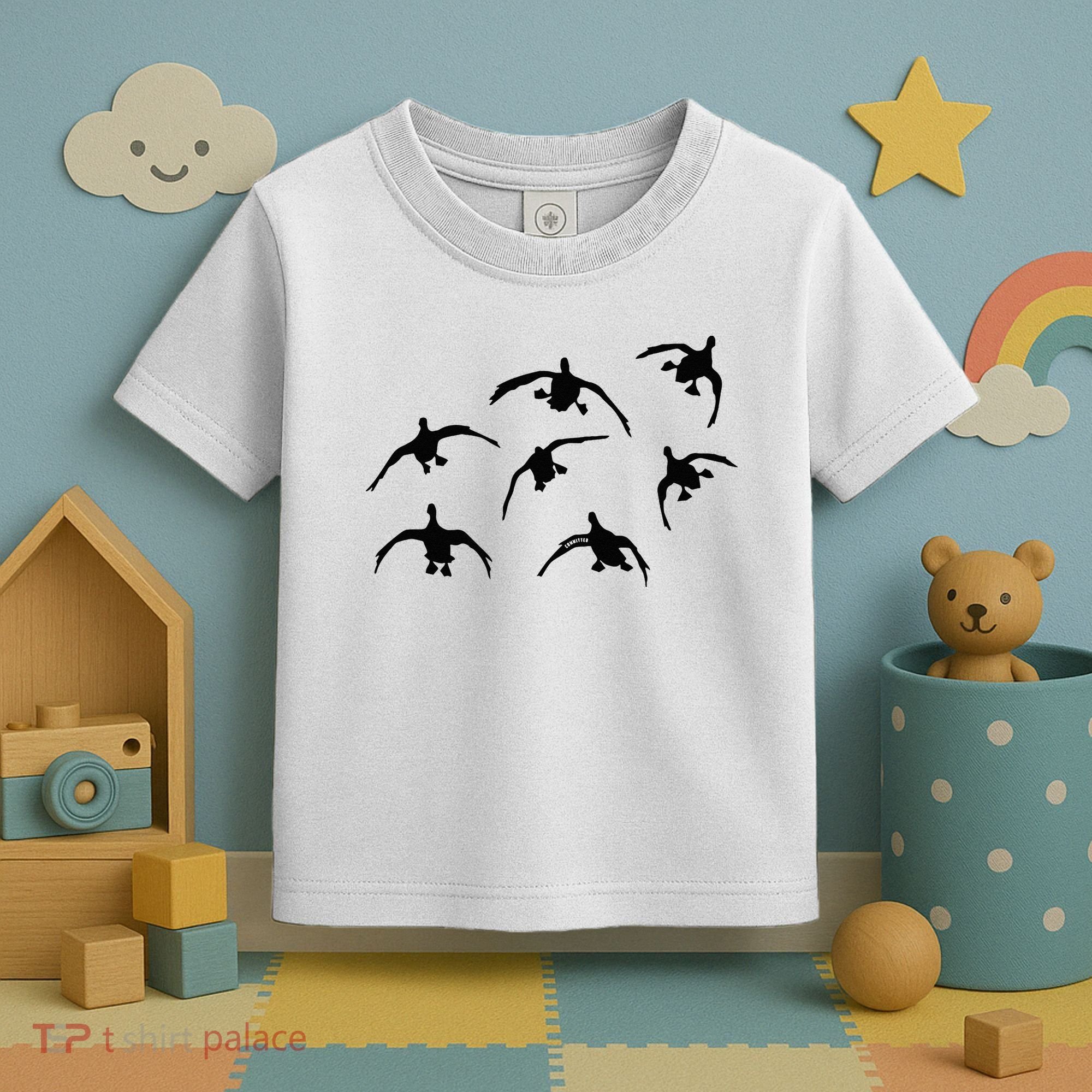 Duck Hunting Seven Drakes By Committed Waterfowl Toddler T-Shirt