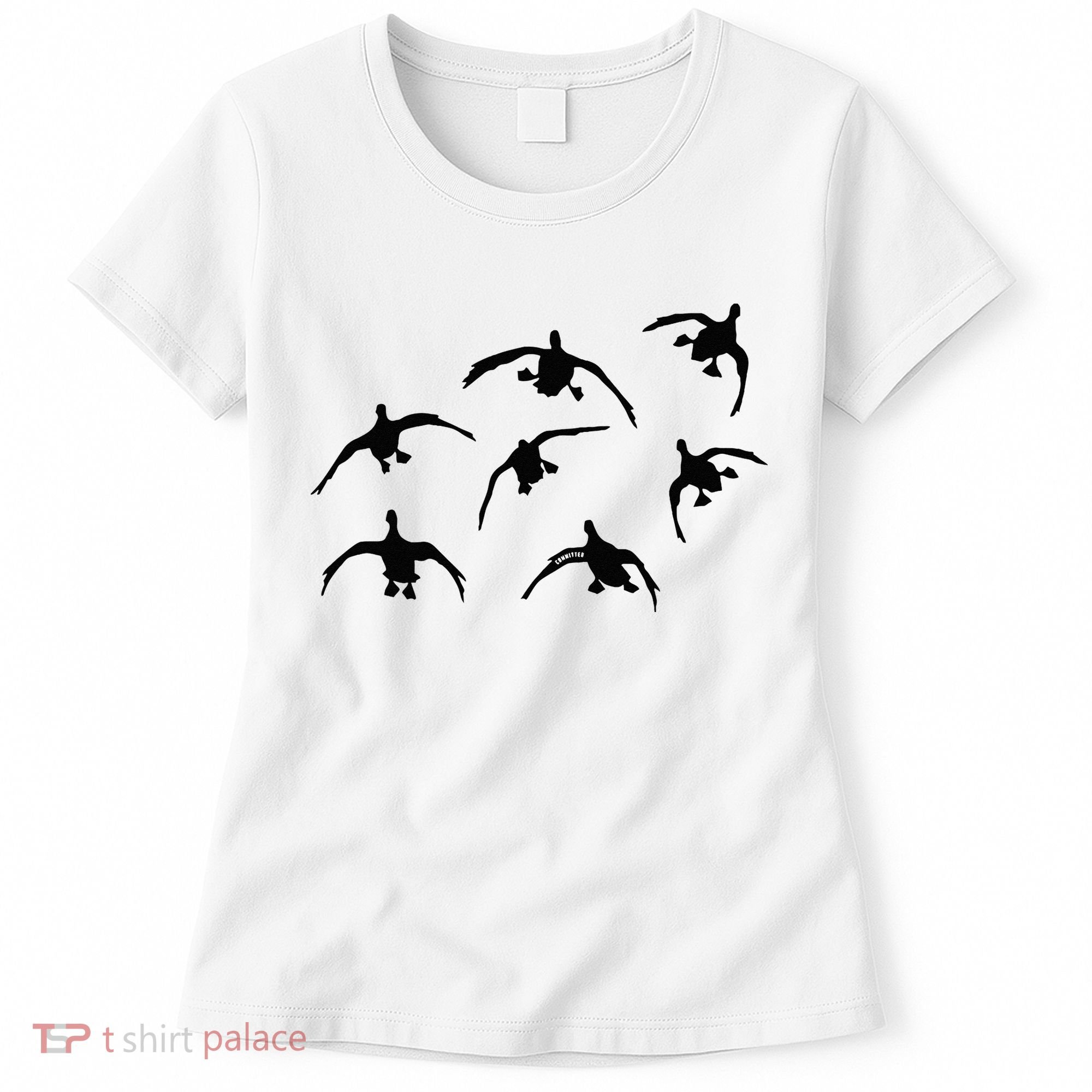 Duck Hunting Seven Drakes By Committed Waterfowl Women's T-Shirt