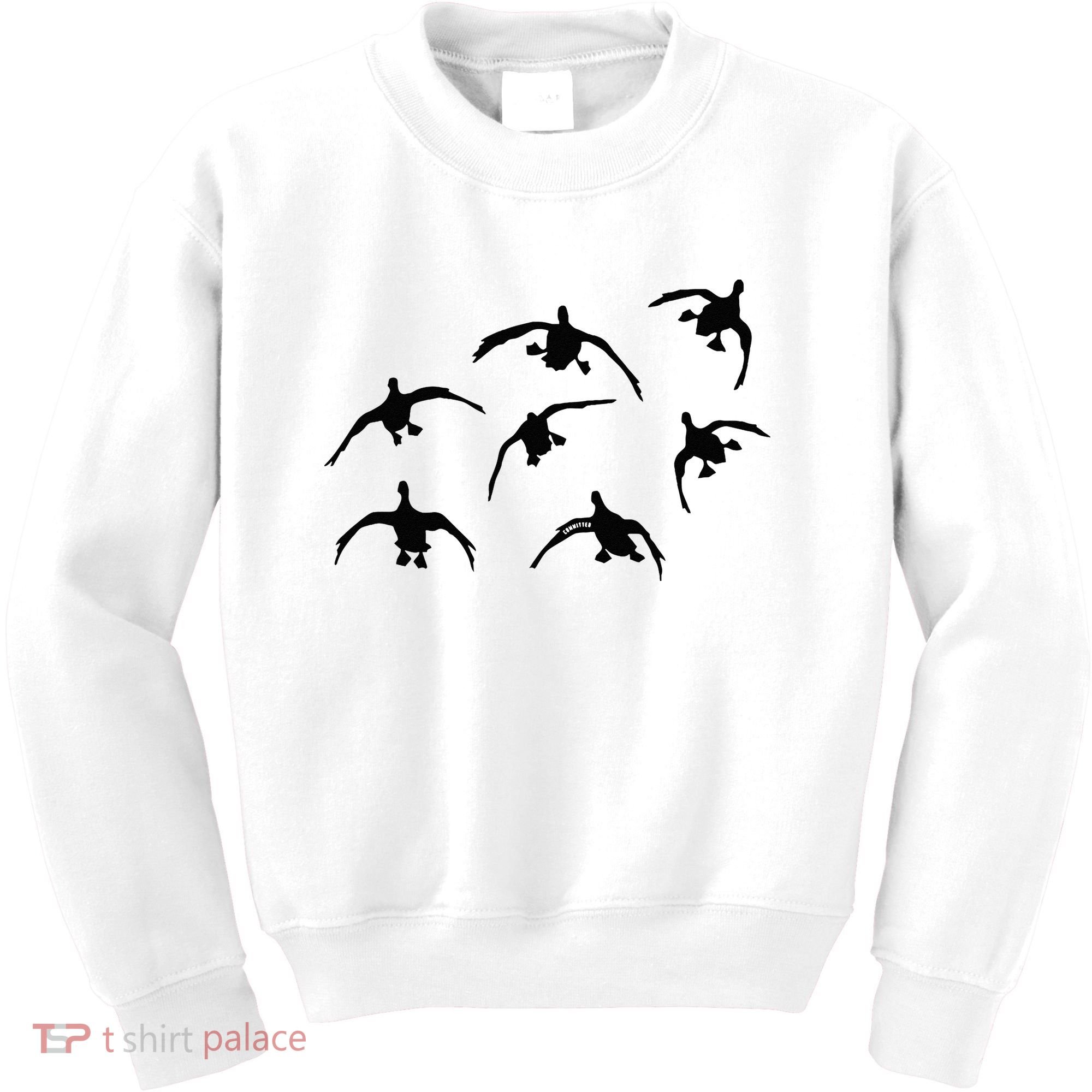 Duck Hunting Seven Drakes By Committed Waterfowl Kids Sweatshirt