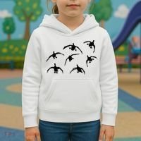Duck Hunting Seven Drakes By Committed Waterfowl Kids Hoodie thumb 3