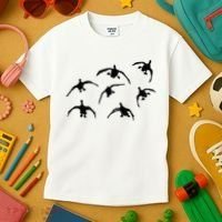 Duck Hunting Seven Drakes By Committed Waterfowl Kids T-Shirt thumb 3