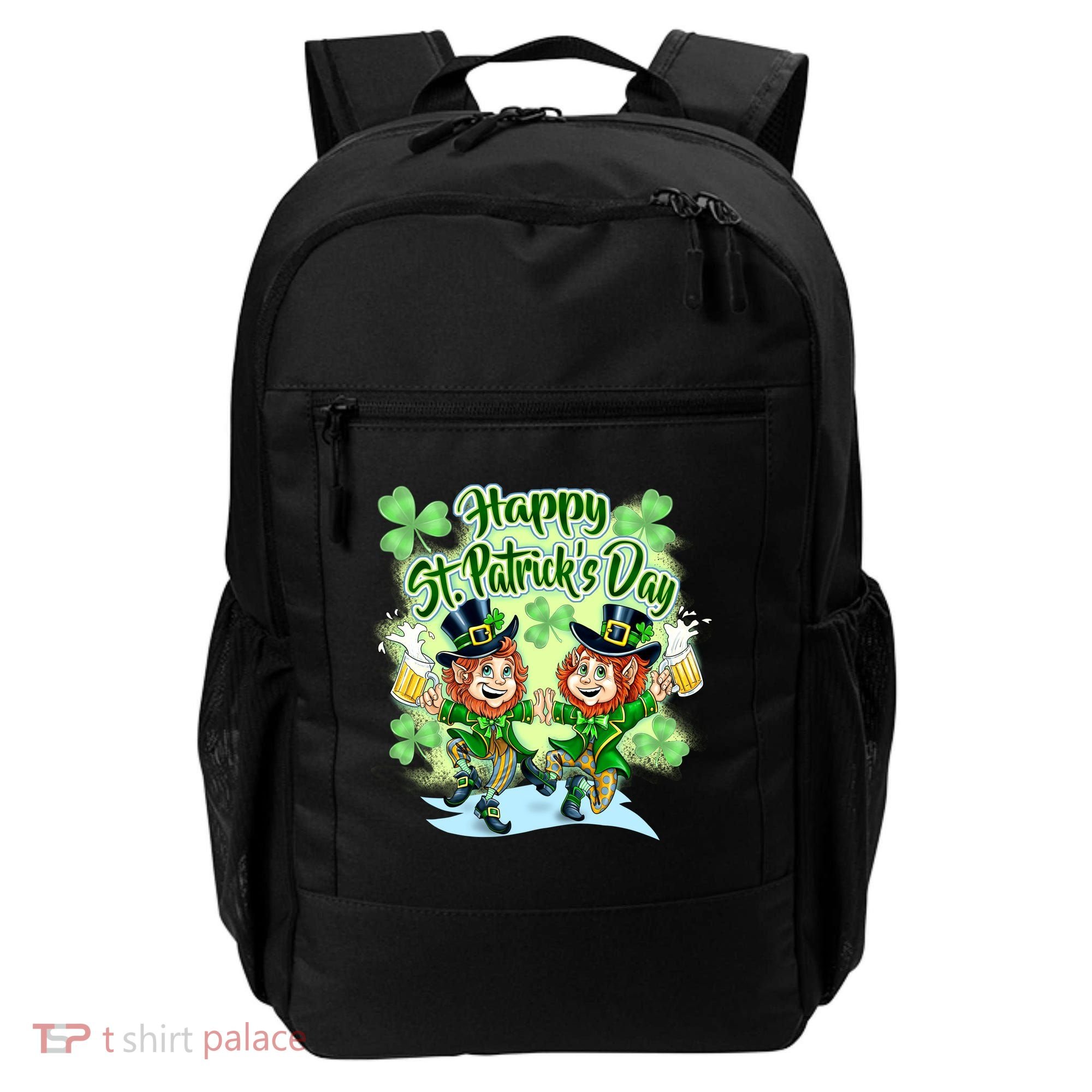 Dancing Happy St. Patrick's Day Leprechauns Backpack