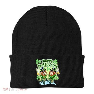 Dancing Happy St. Patrick's Day Leprechauns Beanie