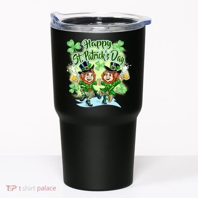 Dancing Happy St. Patrick's Day Leprechauns Tumbler