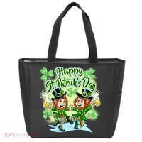 Dancing Happy St. Patrick's Day Leprechauns Tote Bag thumb 0