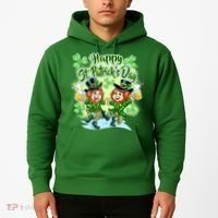 Dancing Happy St. Patrick's Day Leprechauns Hoodie thumb 2