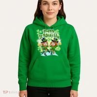 Dancing Happy St. Patrick's Day Leprechauns Hoodie thumb 5