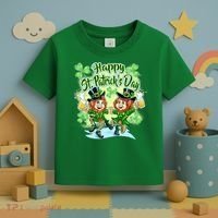 Dancing Happy St. Patrick's Day Leprechauns Toddler T-Shirt thumb 3
