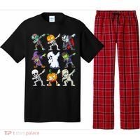 Dabbing Halloween Skeleton Zombie Scary Pumpkin Mummy Pajama Set thumb 0