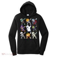 Dabbing Halloween Skeleton Zombie Scary Pumpkin Mummy Women's Hoodie thumb 0