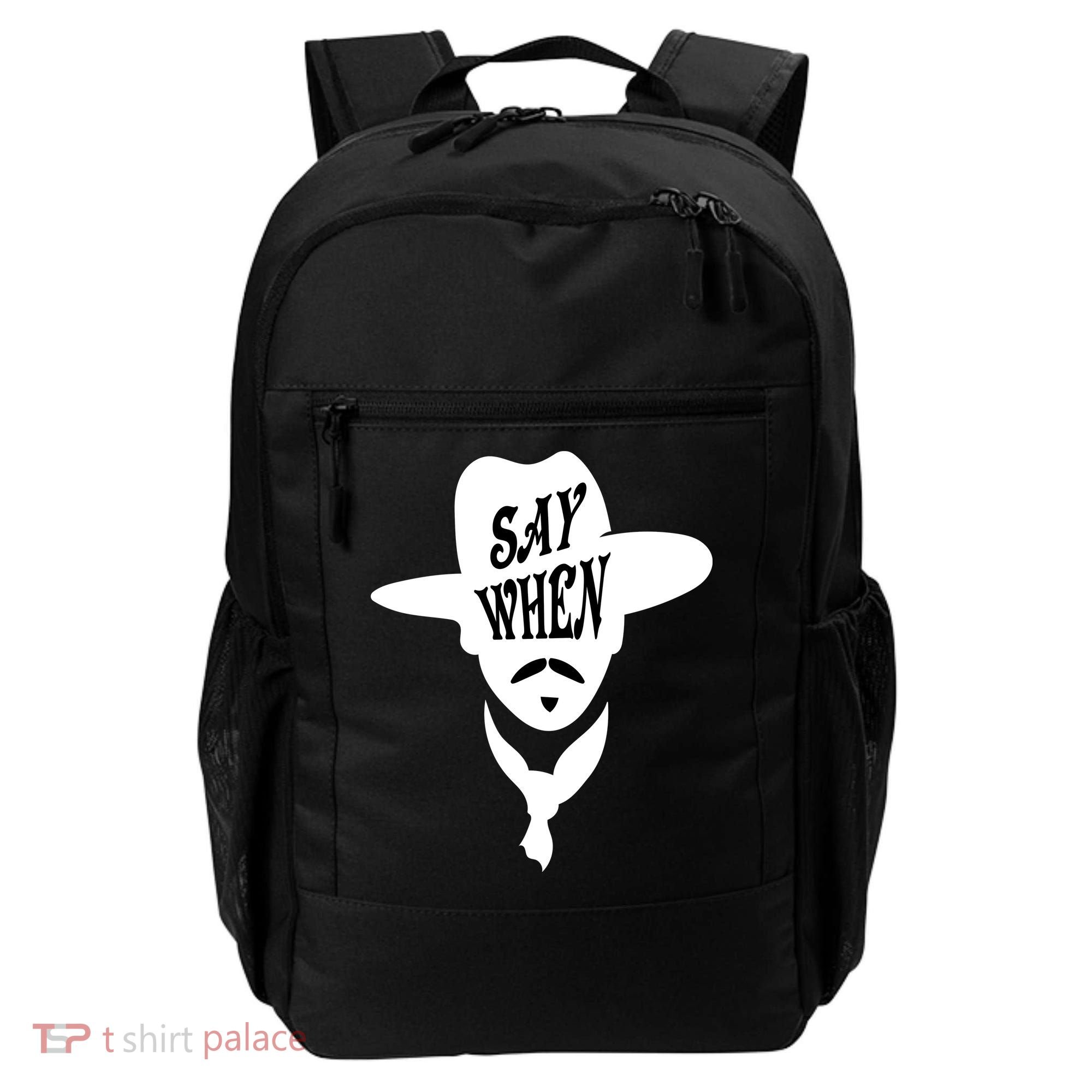 Doc Holliday Say When Backpack