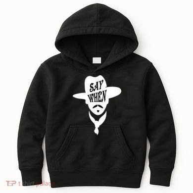 Doc Holliday Say When Kids Hoodie
